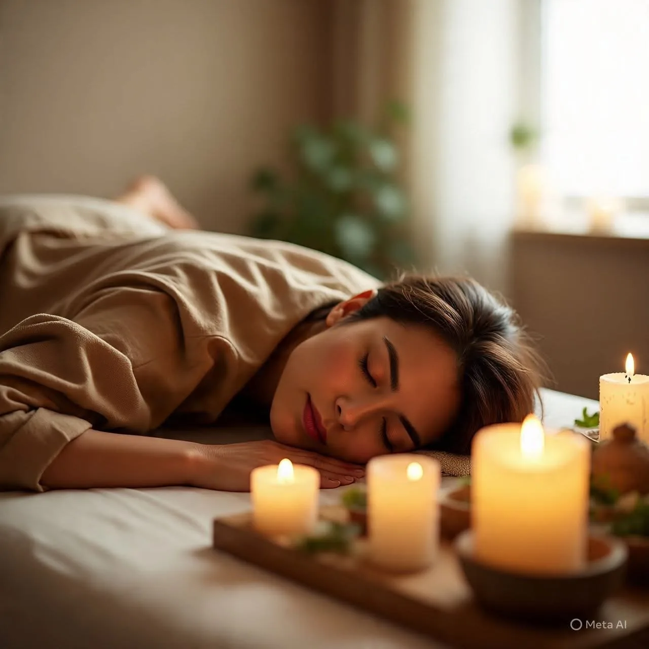 Ambiente relajante para terapia manual